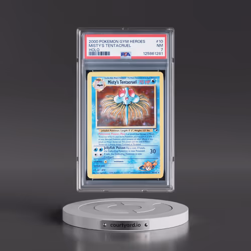 2000 Pokémon Gym Heroes #10 Misty's Tentacruel - Holo (PSA 7 NM)