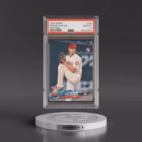2018 Topps #700 Shohei Ohtani - Pitching (PSA 10 GEM MINT)
