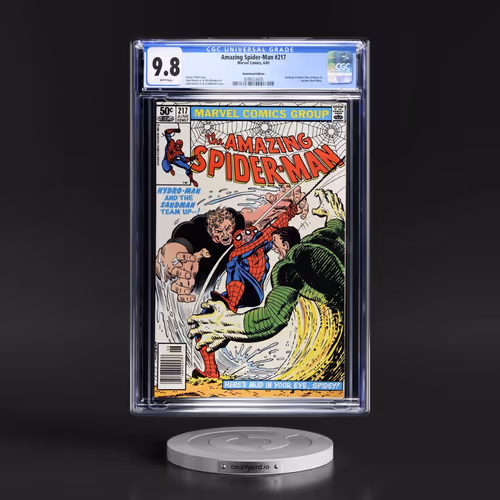Amazing Spider-Man #217 CGC 9.8 White Pages (Marvel Comics, 6/81) - Newsstand Edition