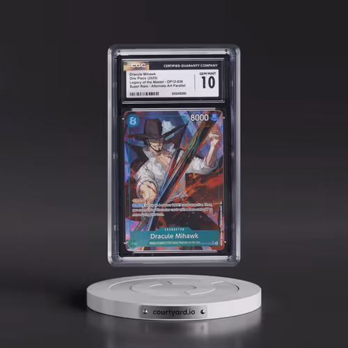 2025 Legacy of the Master (OP12) - English #OP12-030 Dracule Mihawk (Borderless) Alt Art