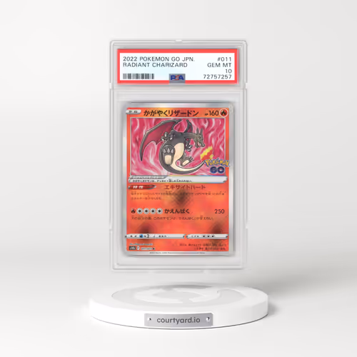 2022 Pokémon GO #011 Radiant Charizard - Holo (PSA 10 GEM MINT)