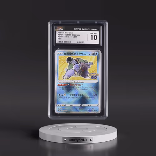 2022 Pokémon GO #018/071 Radiant Blastoise - Holo (CGC 10 GEM MINT)