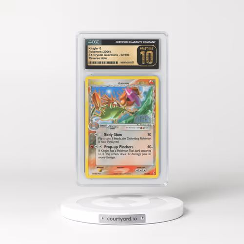 2006 EX Crystal Guardians #22/100 Kingler δ - Reverse Holo (CGC 10 PRISTINE)