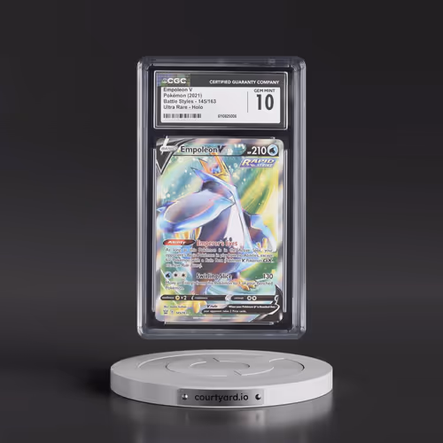 2021 Pokémon Sword & Shield Battle Styles #145 Empoleon V - Holo Full Art (CGC 10 GEM MINT)