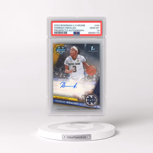 2023 Bowman University Chrome Bowman Chrome Prospects Autographs #HH Hannah Hidalgo (PSA 10 GEM MINT