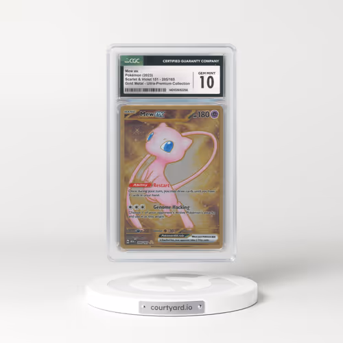 2023 Scarlet & Violet 151 - MEW EN #205 Mew ex - Gold Metal - Ultra-Premium Collection (CGC 10 GEM M
