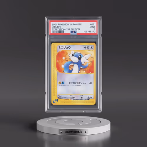 2001 Pokémon Expedition #031 Dratini - 1st Edition (PSA 9 MINT)