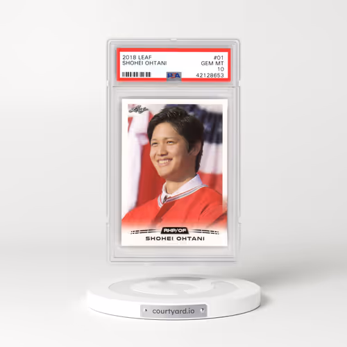 2018 Leaf Ohtani Retail #01 Shohei Ohtani (PSA 10 GEM MINT)