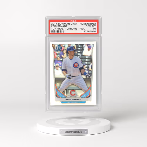 2014 Bowman Draft Picks Top Prospects #CTP62 Kris Bryant - Chrome-Refractor (PSA 10 GEM MINT)