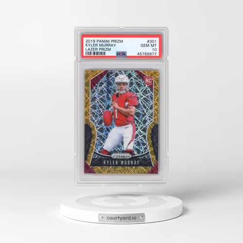 2019 Panini Prizm #301 Kyler Murray - Lazer Prizm (PSA 10 GEM MINT)