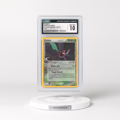2005 EX Delta Species #2 Crobat - Holo (CGC 10 GEM MINT)