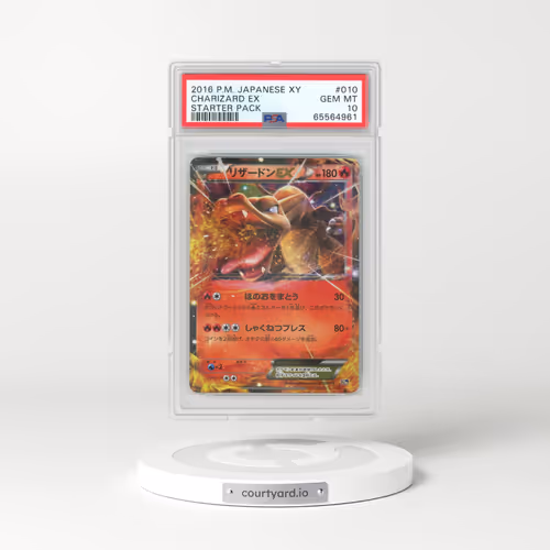 2016 Pokémon XY Starter Pack #010 Charizard EX - Holo (PSA 10 GEM MINT)