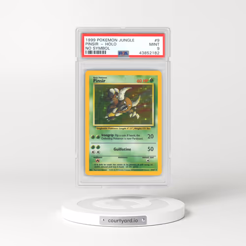 1999 Jungle #9 Pinsir - Holo No Symbol (PSA 9 MINT)