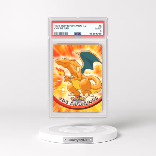 1999 Topps Pokémon TV #6 Charizard (PSA 9 MINT)