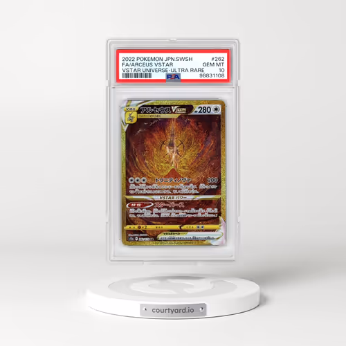 2022 Pokémon Sword & Shield Vstar Universe #262 Arceus Vstar - Full Art Ultra Rare (PSA 10 GEM MINT)