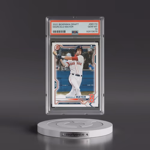 2021 Bowman Draft #BD174 Marcelo Mayer (PSA 10 GEM MINT)