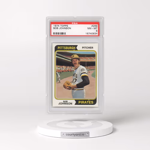 1974 Topps #269 Bob Johnson (PSA 8 NM-MT)