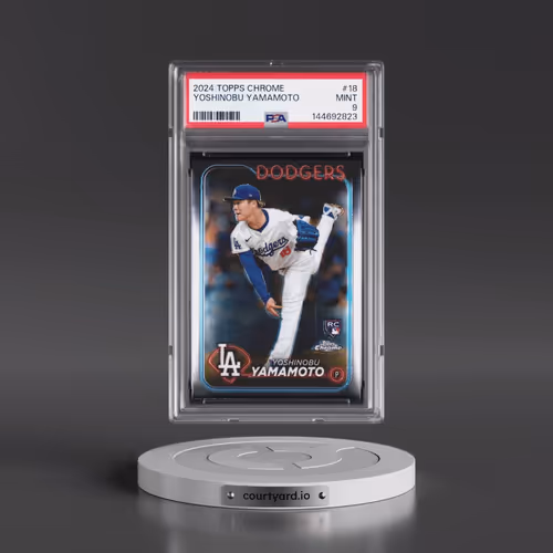 2024 Topps Chrome #18 Yoshinobu Yamamoto (PSA 9 MINT)