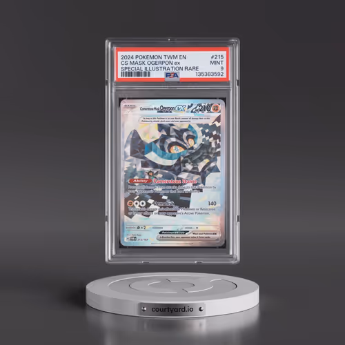 2024 Pokémon Twm EN-Twilight Masquerade #215 Cornerstone Mask Ogerpon EX - Holo Special Illustration