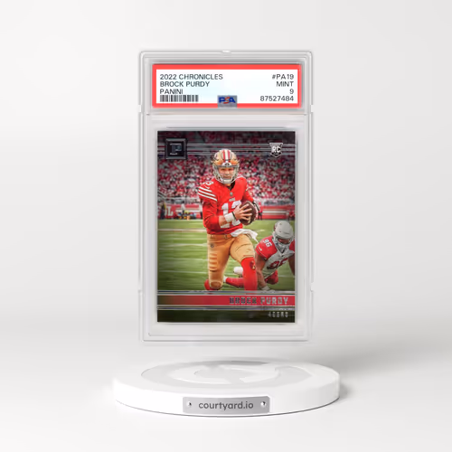 2022 Panini Chronicles Panini #PA19 Brock Purdy (PSA 9 MINT)