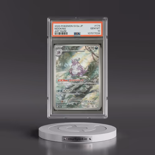 2023 Pokémon Sv2a-Pokemon 151 #174 Nidoking - Art Rare (PSA 10 GEM MINT)