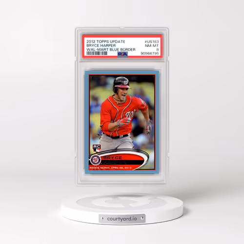 2012 Topps Update #US183 Bryce Harper - Wal-Mart Blue Border (PSA 8 NM-MT)