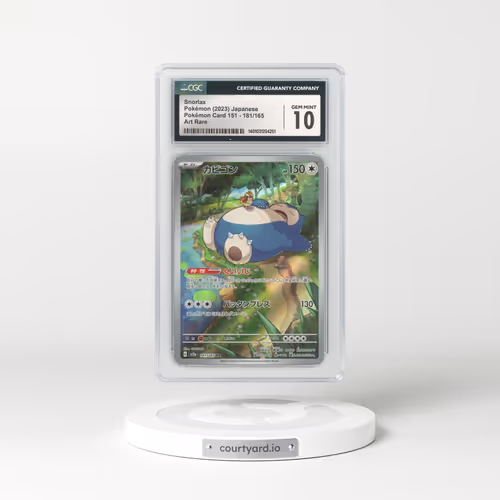 2023 Japanese Pokémon 151 #181 Snorlax - Full Art Holo (CGC 10 GEM MINT)