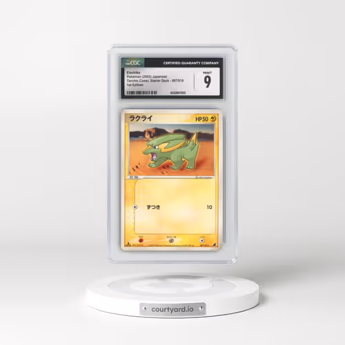 2003 Torchic Starter Deck #007/019 Electrike - 1st Edition (CGC 9 MINT)