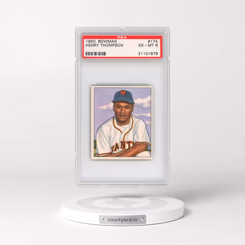 1950 Bowman #174 Henry Thompson (PSA 6 EX-MT)