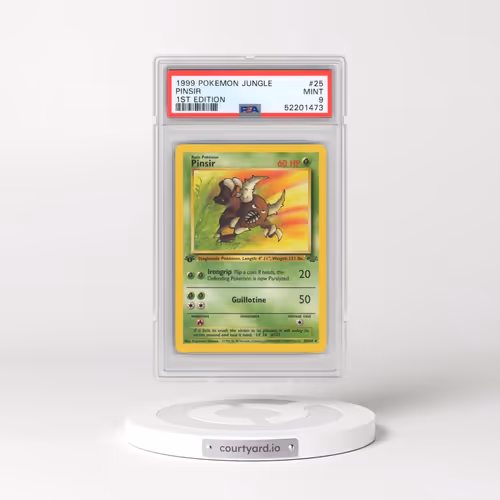 1999 Pokémon Jungle #25 Pinsir - 1st Edition (PSA 9 MINT)