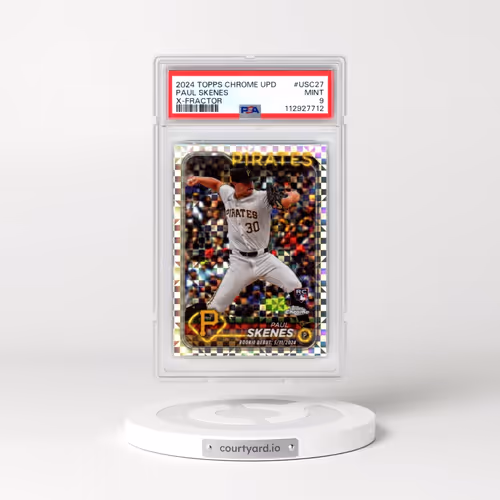 2024 Topps Chrome Update #USC27 Paul Skenes - X-Fractor (PSA 9 MINT)