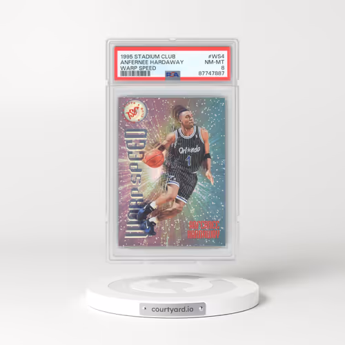 1995 Stadium Club Warp Speed #WS4 Anfernee Hardaway (PSA 8 NM-MT)