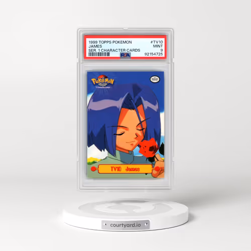 1999 Topps Pokémon Series 1 Character Cards #TV10 James (PSA 9 MINT)
