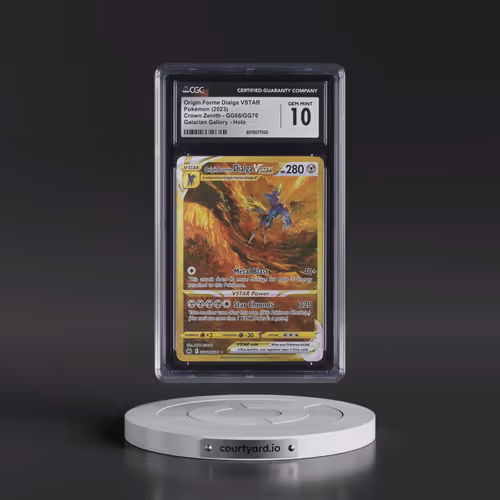 2023 Crown Zenith #GG68/GG70 Origin Forme Dialga VSTAR - Galarian Gallery Holo (CGC 10 GEM MINT)