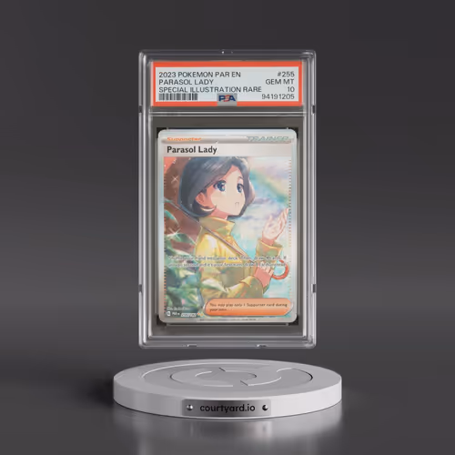 2023 Pokémon Par EN-Paradox Rift #255 Parasol Lady - Special Illustration Rare (PSA 10 GEM MINT)