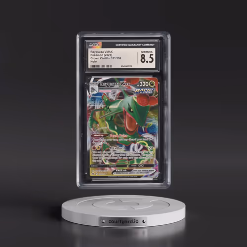 2023 Crown Zenith #101/159 Rayquaza VMAX - Holo (CGC 8.5 NM-MT+)