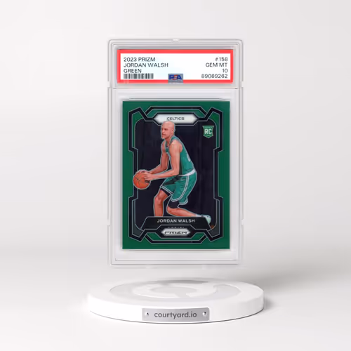 2023 Panini Prizm #158 Jordan Walsh - Green Prizm (PSA 10 GEM MINT)