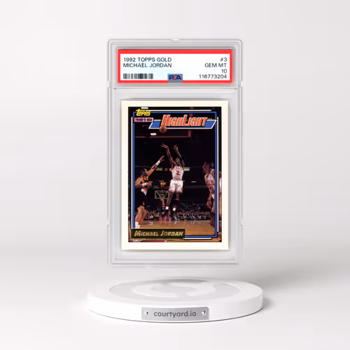 1992 Topps Gold #3 Michael Jordan (PSA 10 GEM MINT)