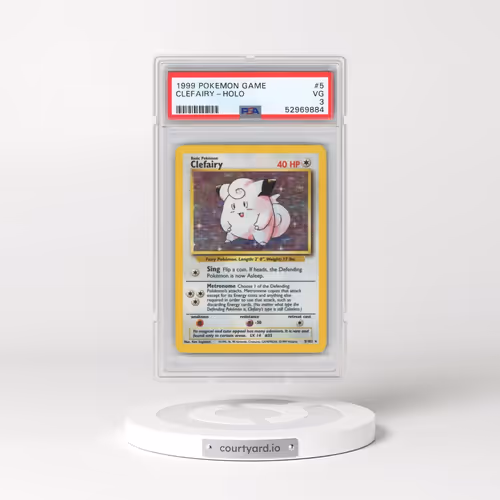 1999 Pokémon Game #5 Clefairy - Holo (PSA 3 VG)