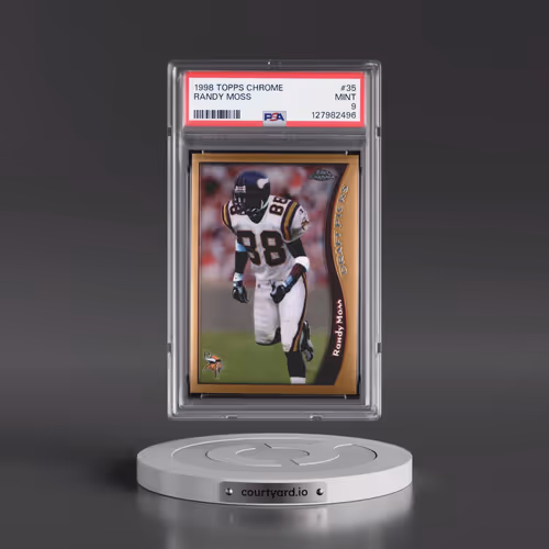 1998 Topps Chrome #35 Randy Moss (PSA 9 MINT)