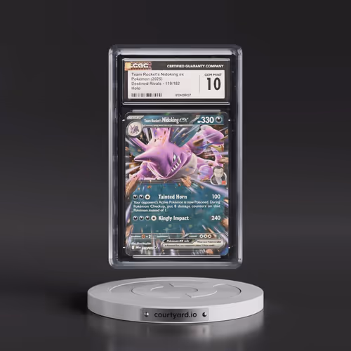 2025 Pokémon Dri EN-Destined Rivals #119 Team Rocket's Nidoking EX - Holo (CGC 10 GEM MINT)