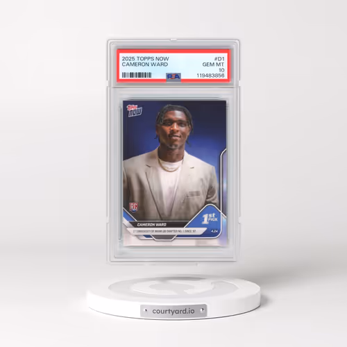 2025 Topps Now #D1 Cameron Ward (PSA 10 GEM MINT)