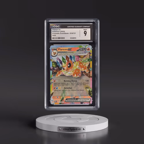 2024 Prismatic Evolutions - PRE EN #014/131 Flareon ex - Holo (CGC 9 MINT)
