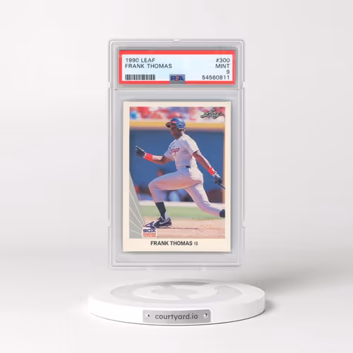 1990 Leaf #300 Frank Thomas (PSA 9 MINT)