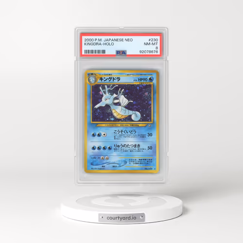 2000 Pokémon Neo #230 Kingdra - Holo (PSA 8 NM-MT)