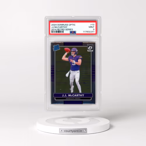 2024 Panini Donruss Optic 2014 Retro Series #10 JJ McCarthy (PSA 9 MINT)