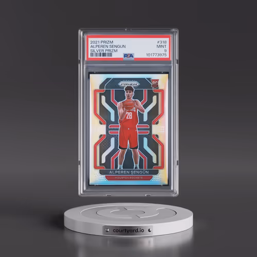 2021 Panini Prizm #318 Alperen Sengun - Silver Prizm (PSA 9 MINT)