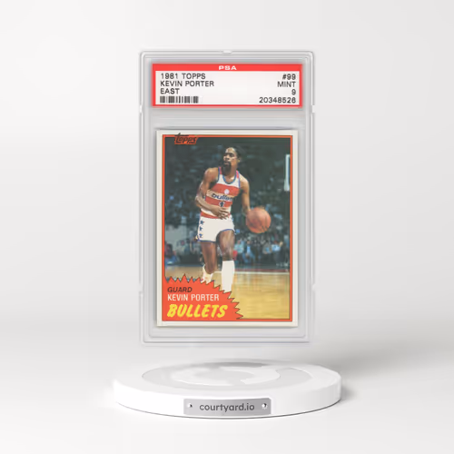 1981 Topps #99 Kevin Porter - East (PSA 9 MINT)