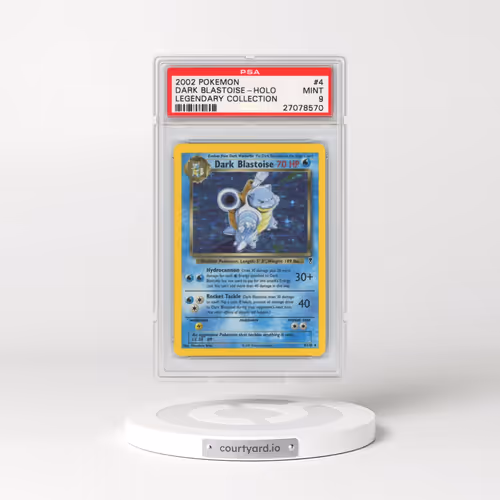 2002 Pokémon Legendary Collection #4 Dark Blastoise - Holo (PSA 9 MINT)