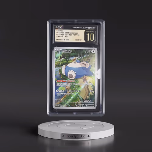2023 Pokémon Card 151 #181/165 Snorlax - Art Rare Holo (CGC 10 PRISTINE)